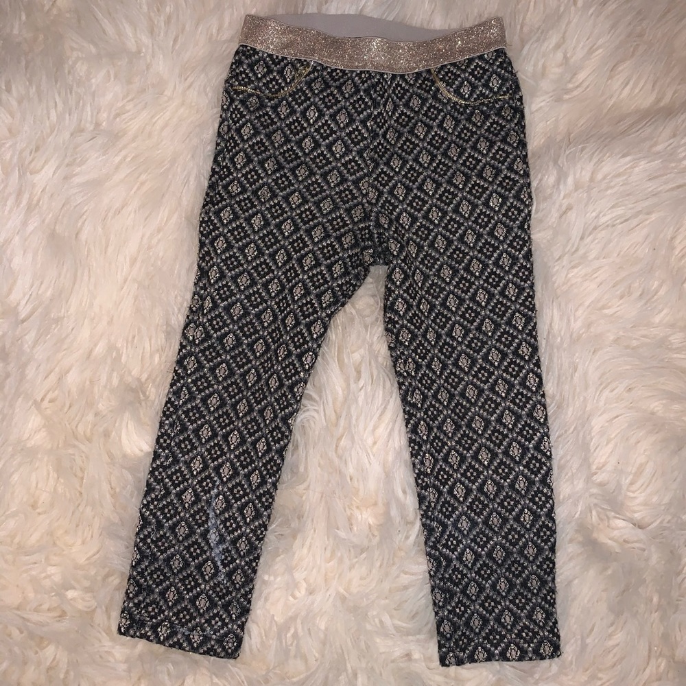 2T Gold & Black Pants